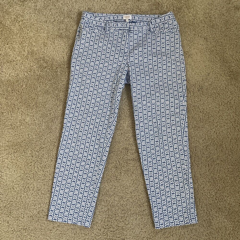 laundry by Shelli Segal blue and white sz 6